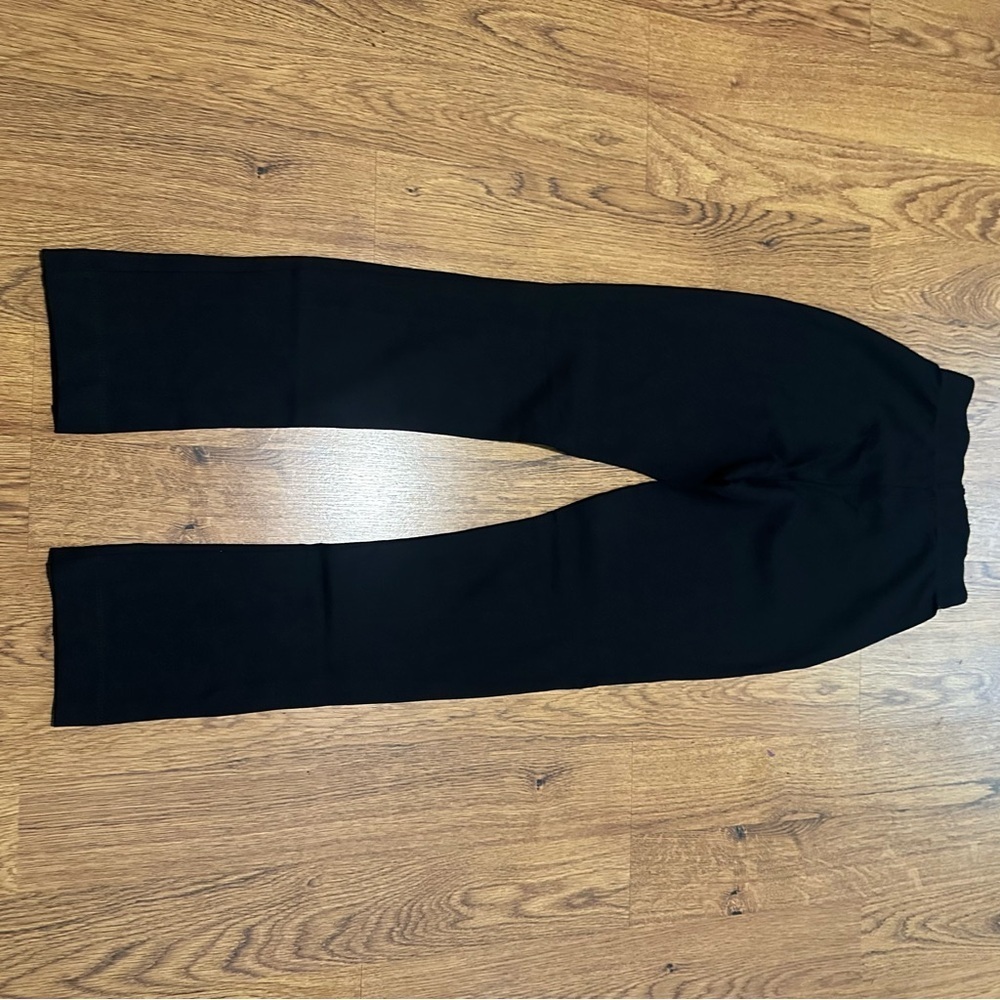 LESET Black Valentina Rio Cigarette Pants XS NWT slim elastic wait high rise - Picture 5 of 8